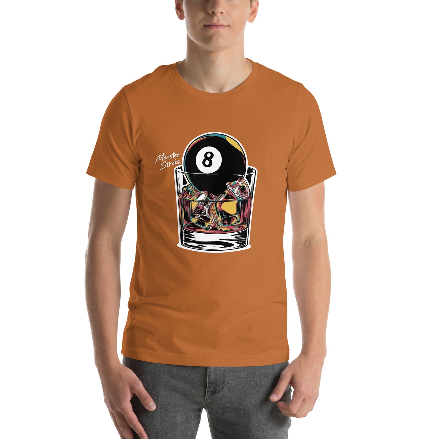 8-ball On The Rocks Unisex t-shirt