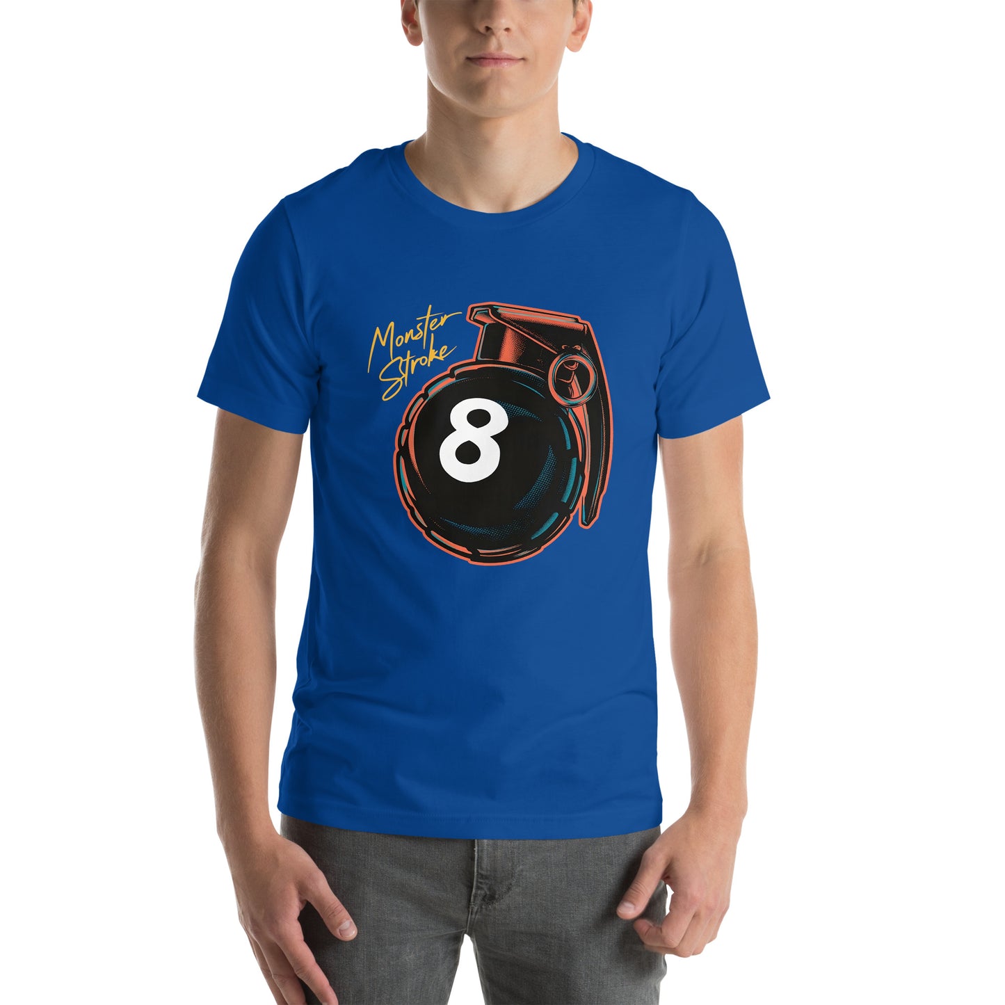 Monster Stroke 8-ball Grenade Unisex t-shirt