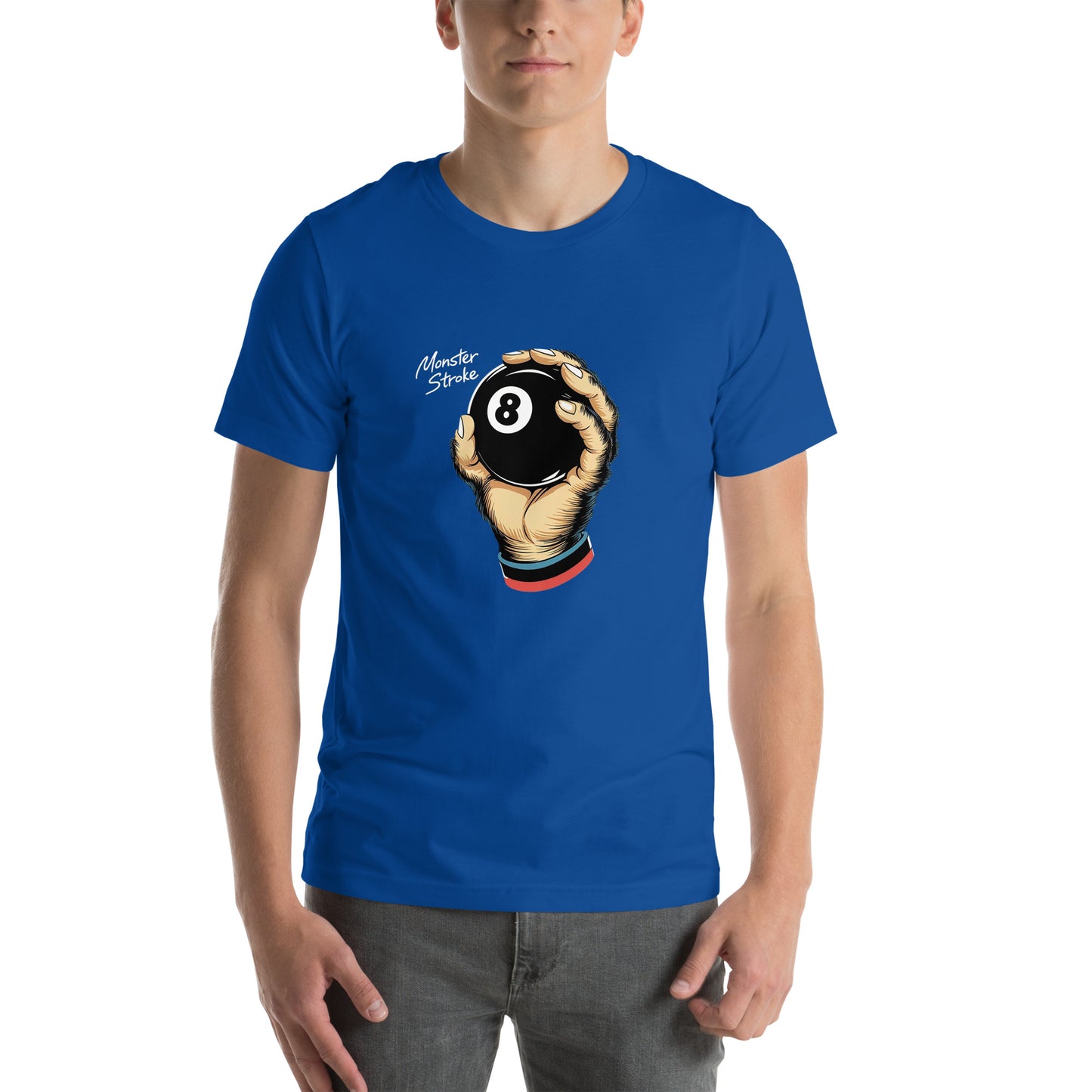 Monster Stroke 8-ball Monkey Paw Unisex t-shirt