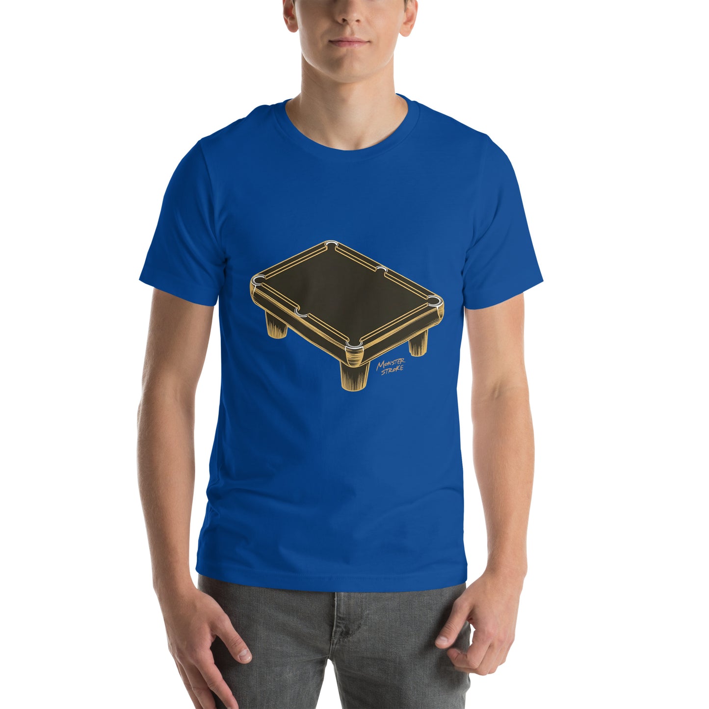 Pool Table Sketch Unisex t-shirt