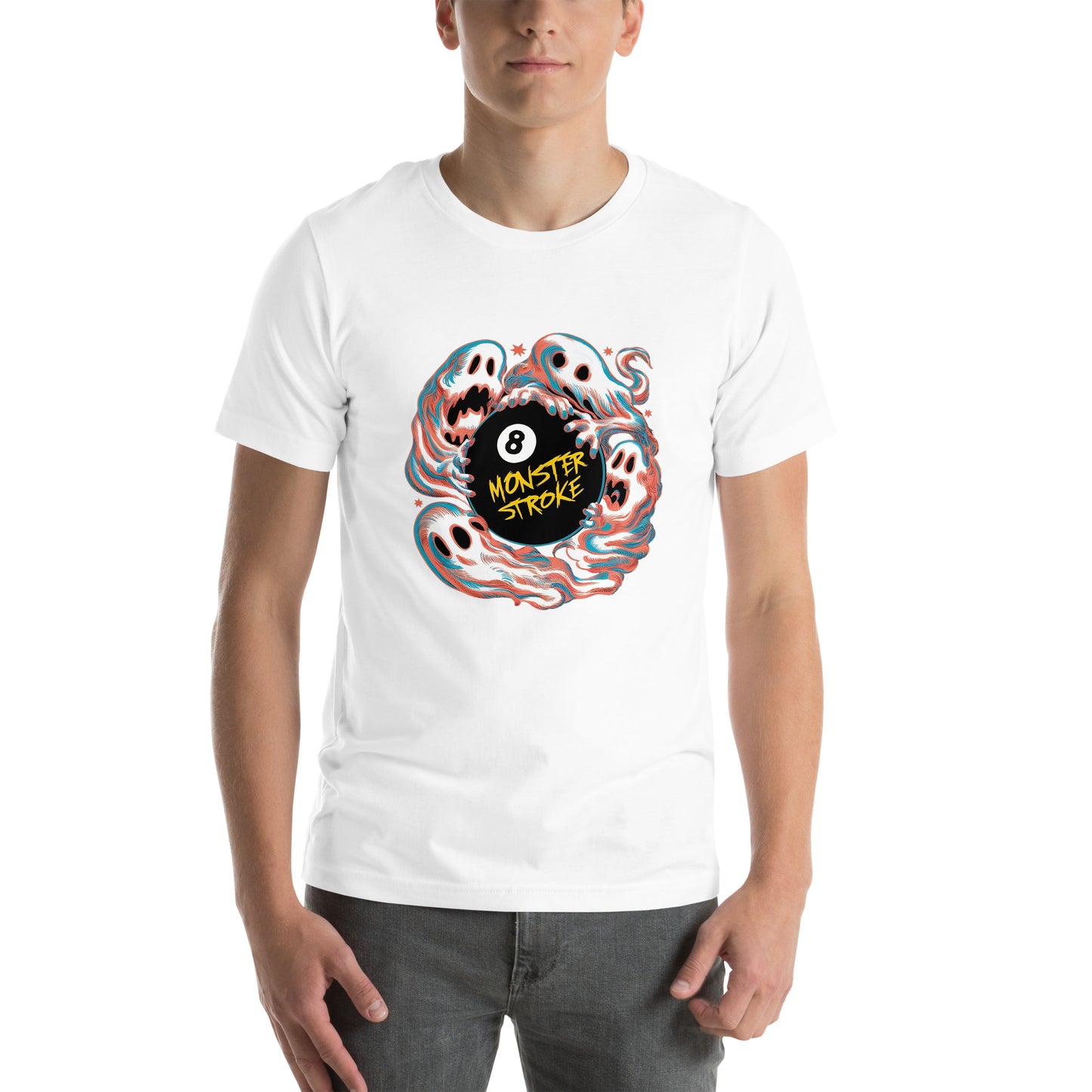 8-ball Ghost Unisex t-shirt