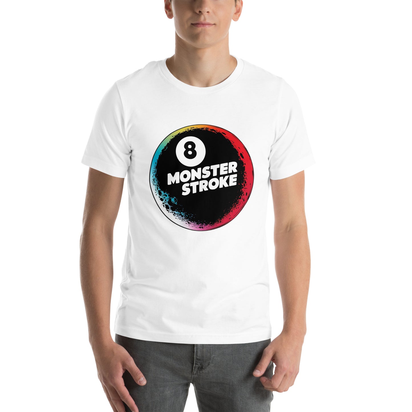 Dark side of the 8-ball Unisex t-shirt